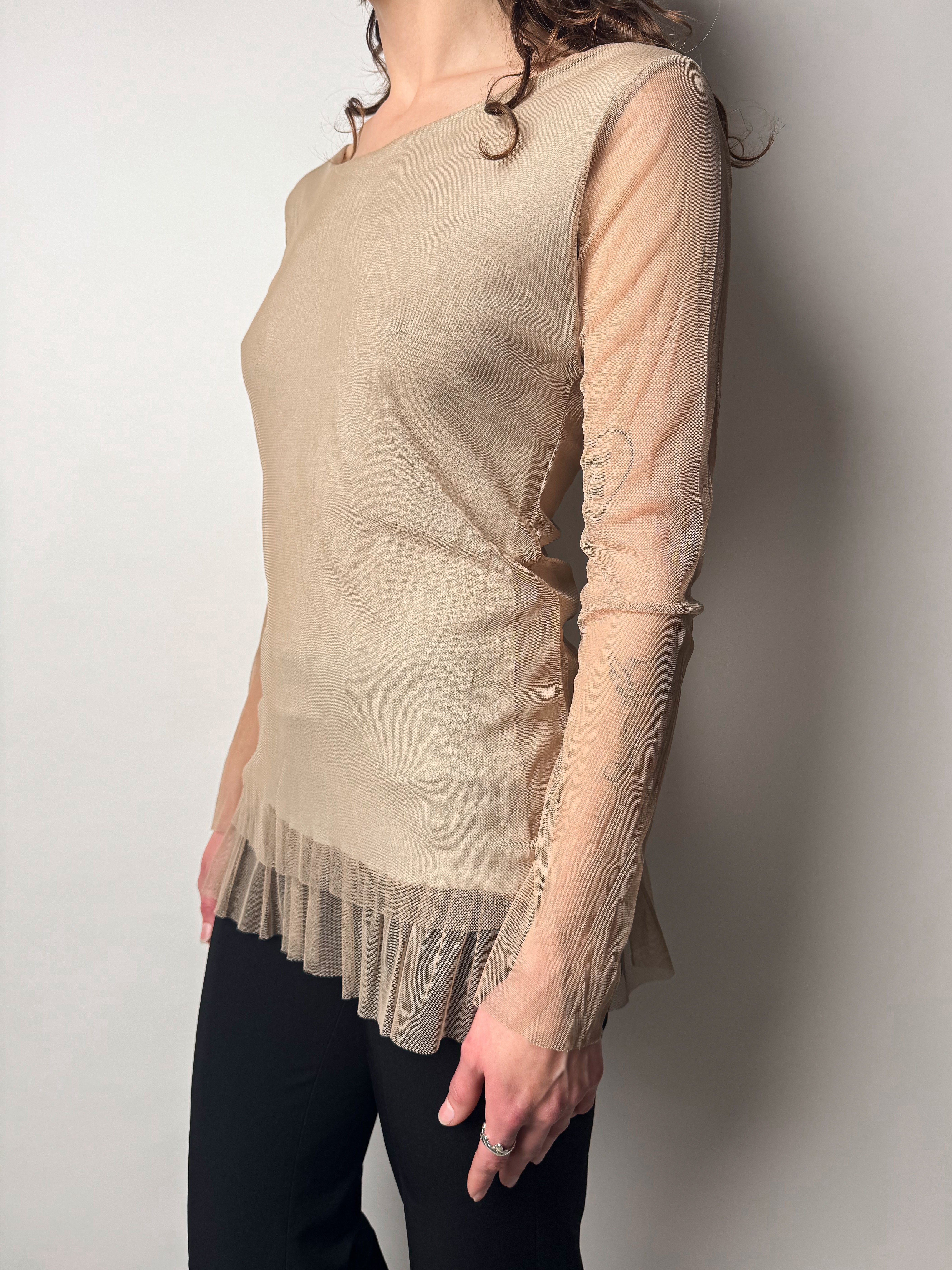 חולצת מש בז׳ (S-M)