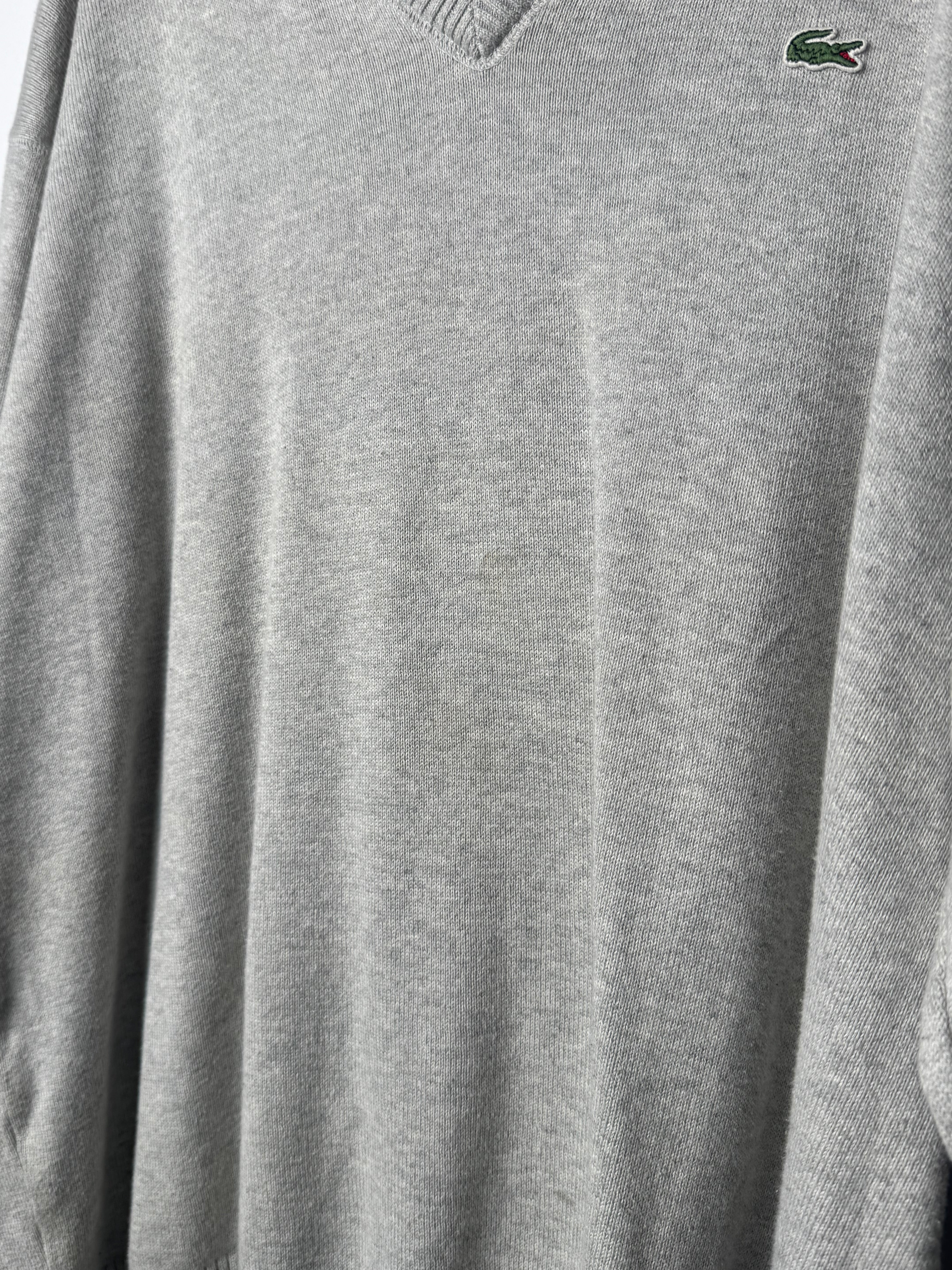 סריג כותנה אפור Lacoste (XL)