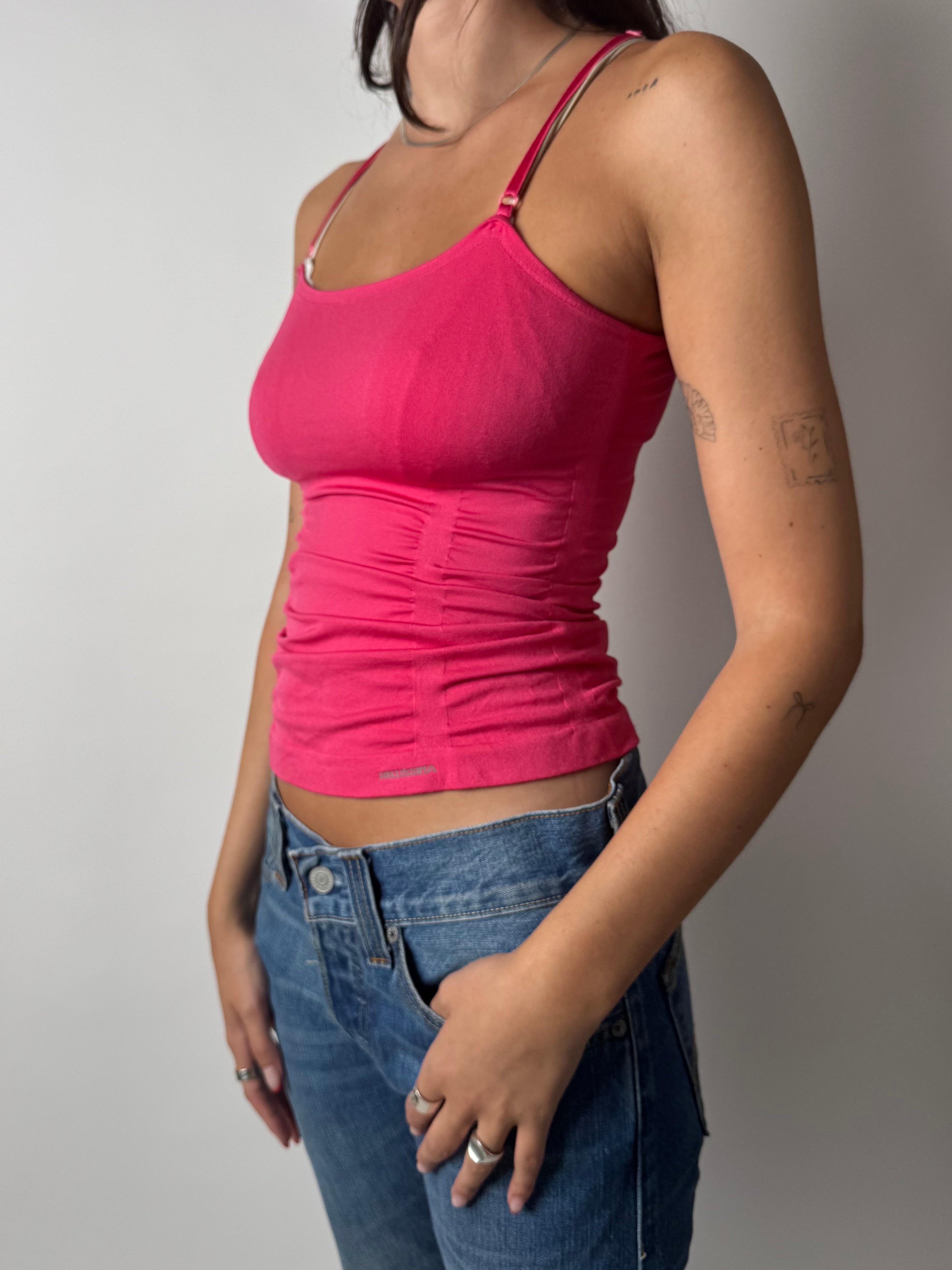 גופיית כיווצים ורודה (S-M)