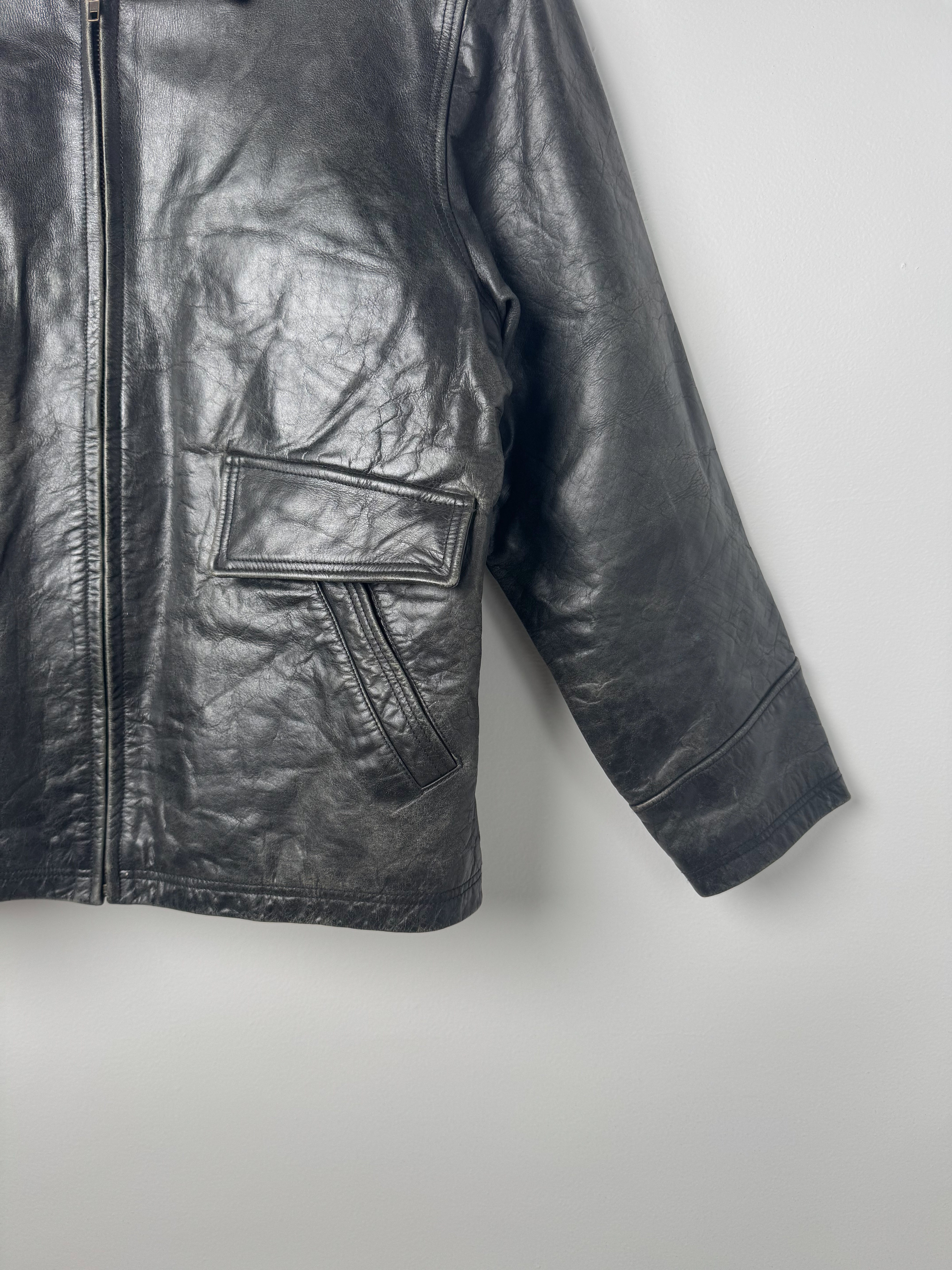 מעיל טייסים עור (XL)