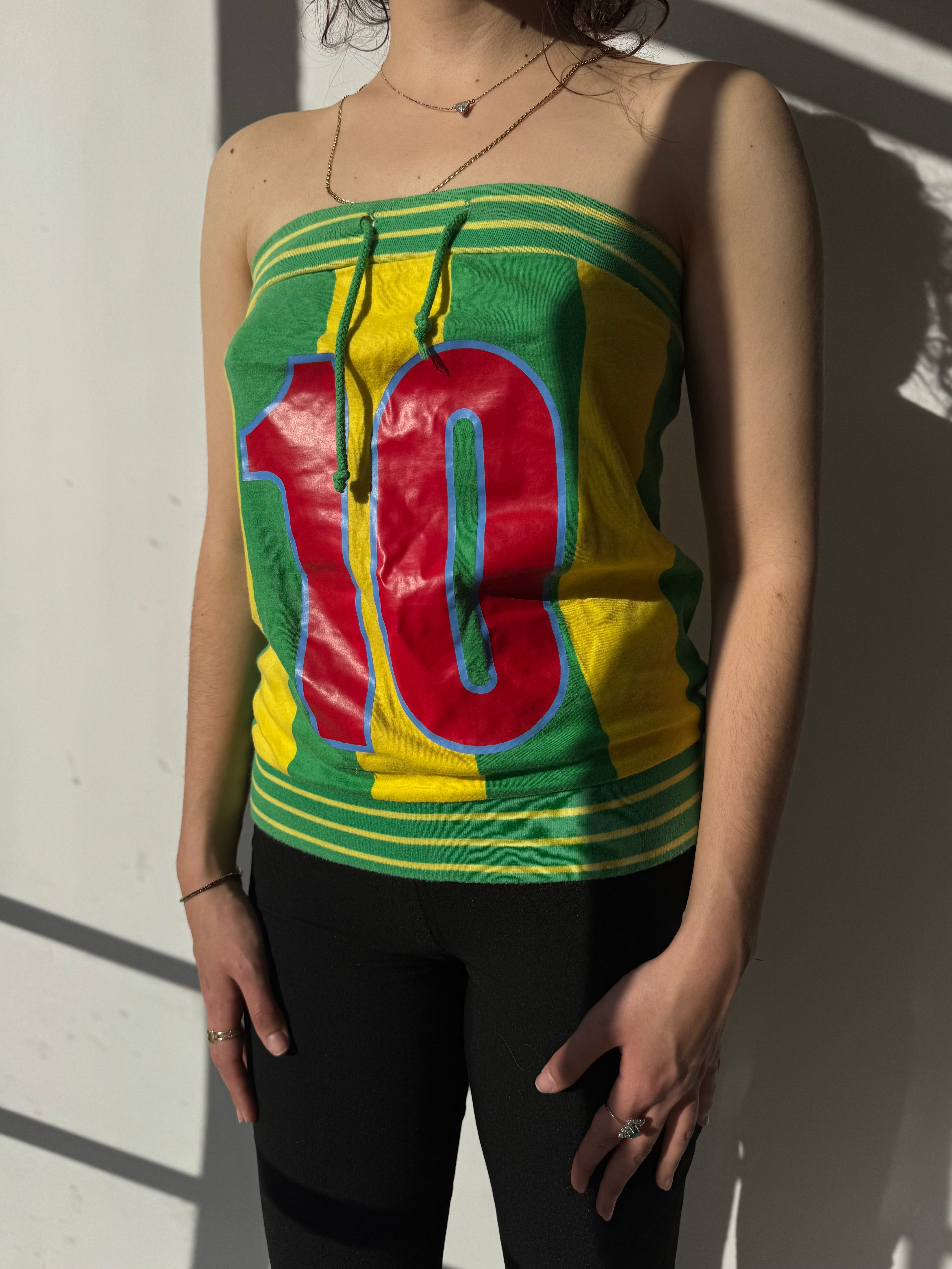 גופיית סטרפלס ספורטיבית (S-M)