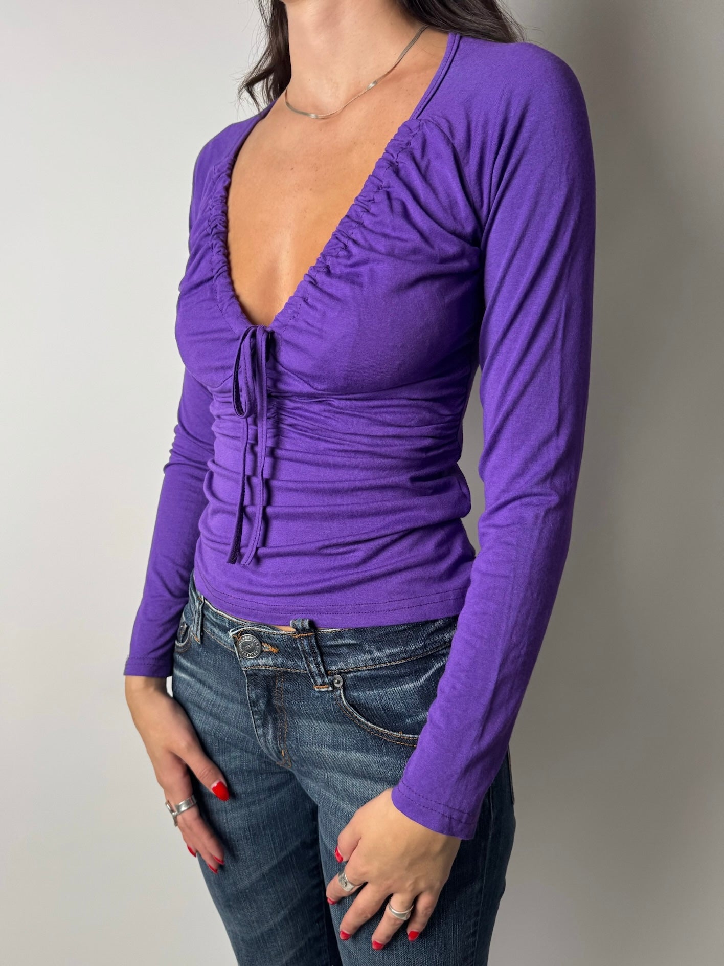 חולצה סגולה (M)