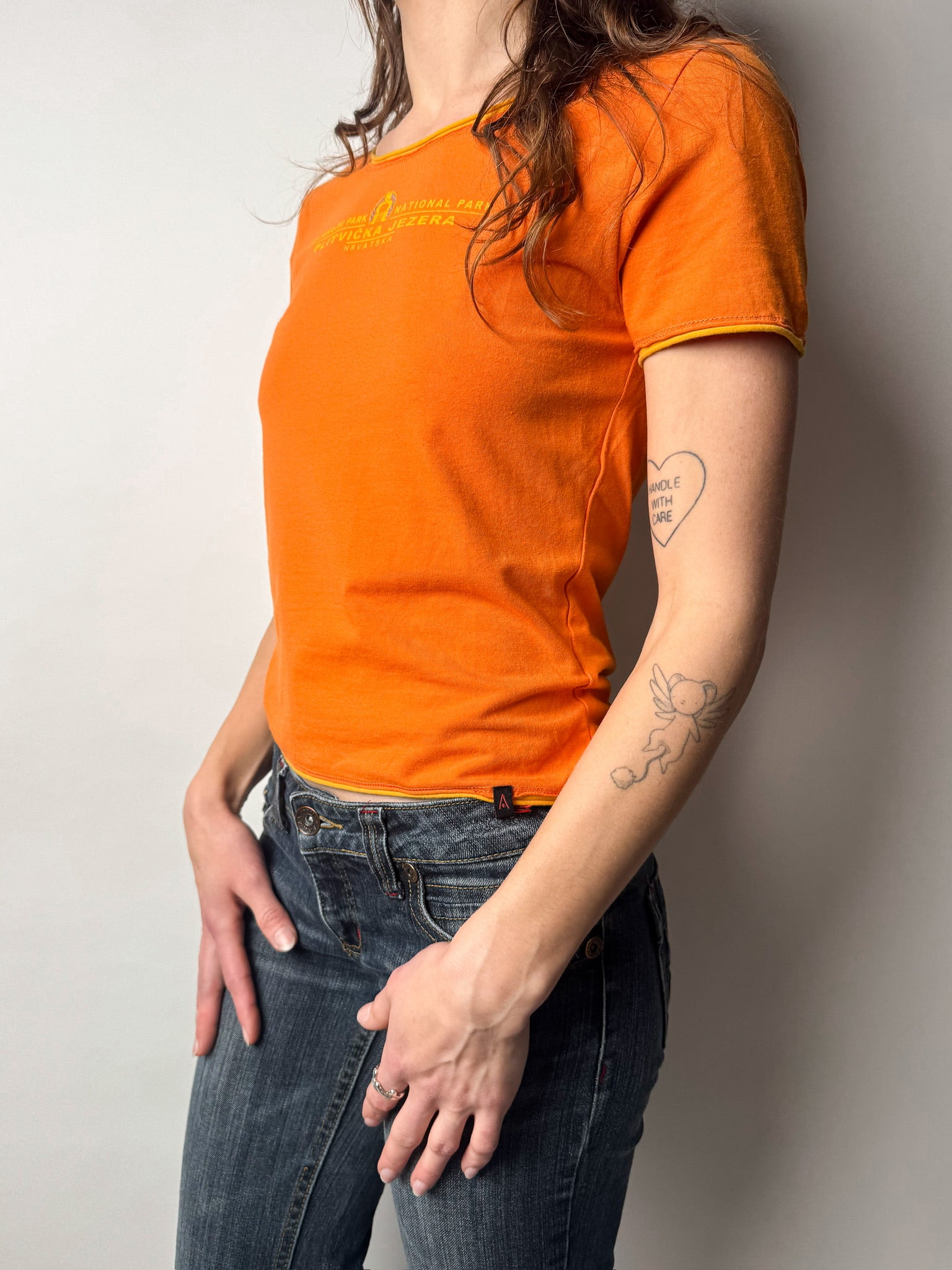 בייבי טי שרט כתומה (M)