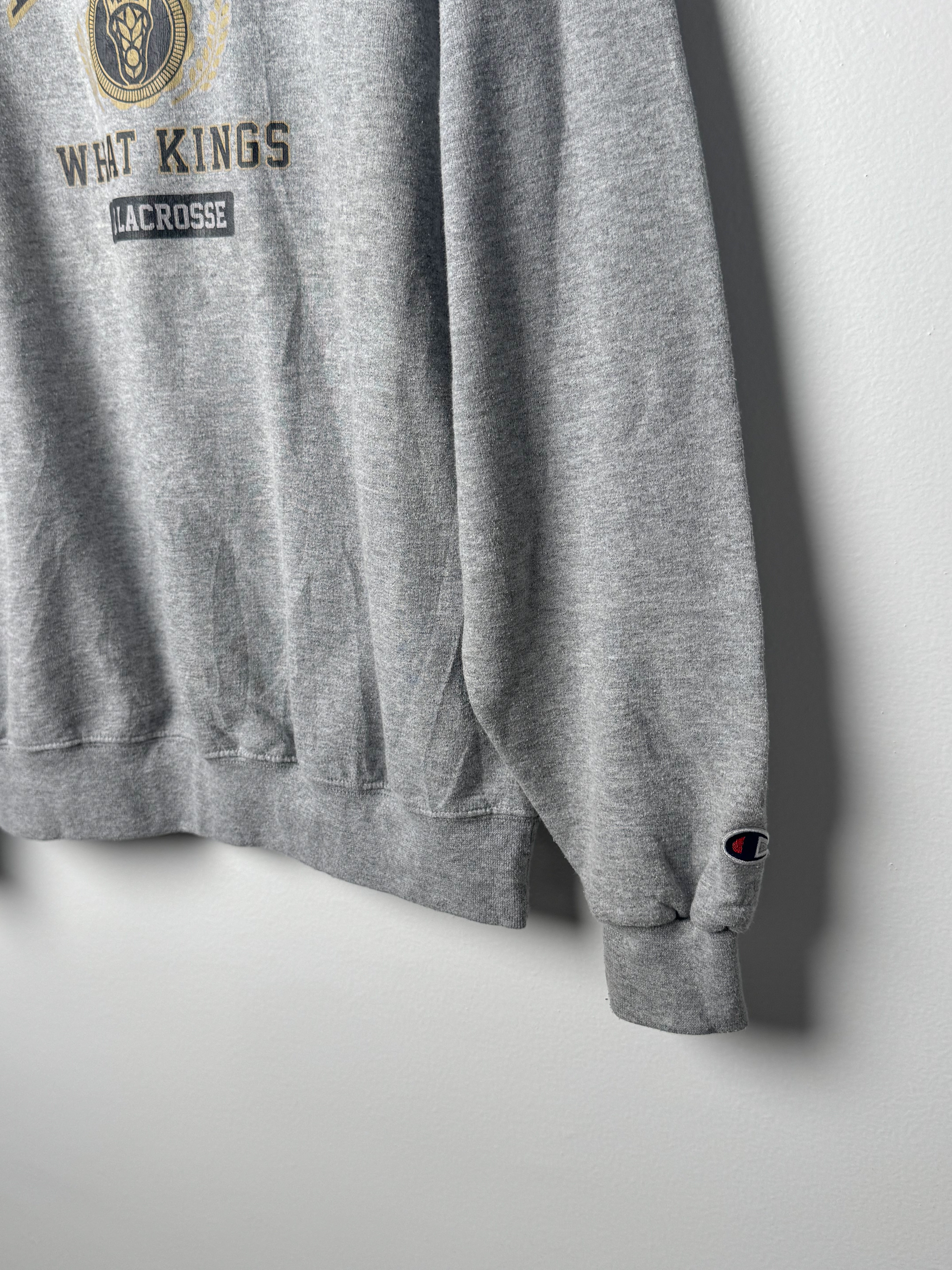 סווטשרט כותנה אפור בהדפס Champion (M)