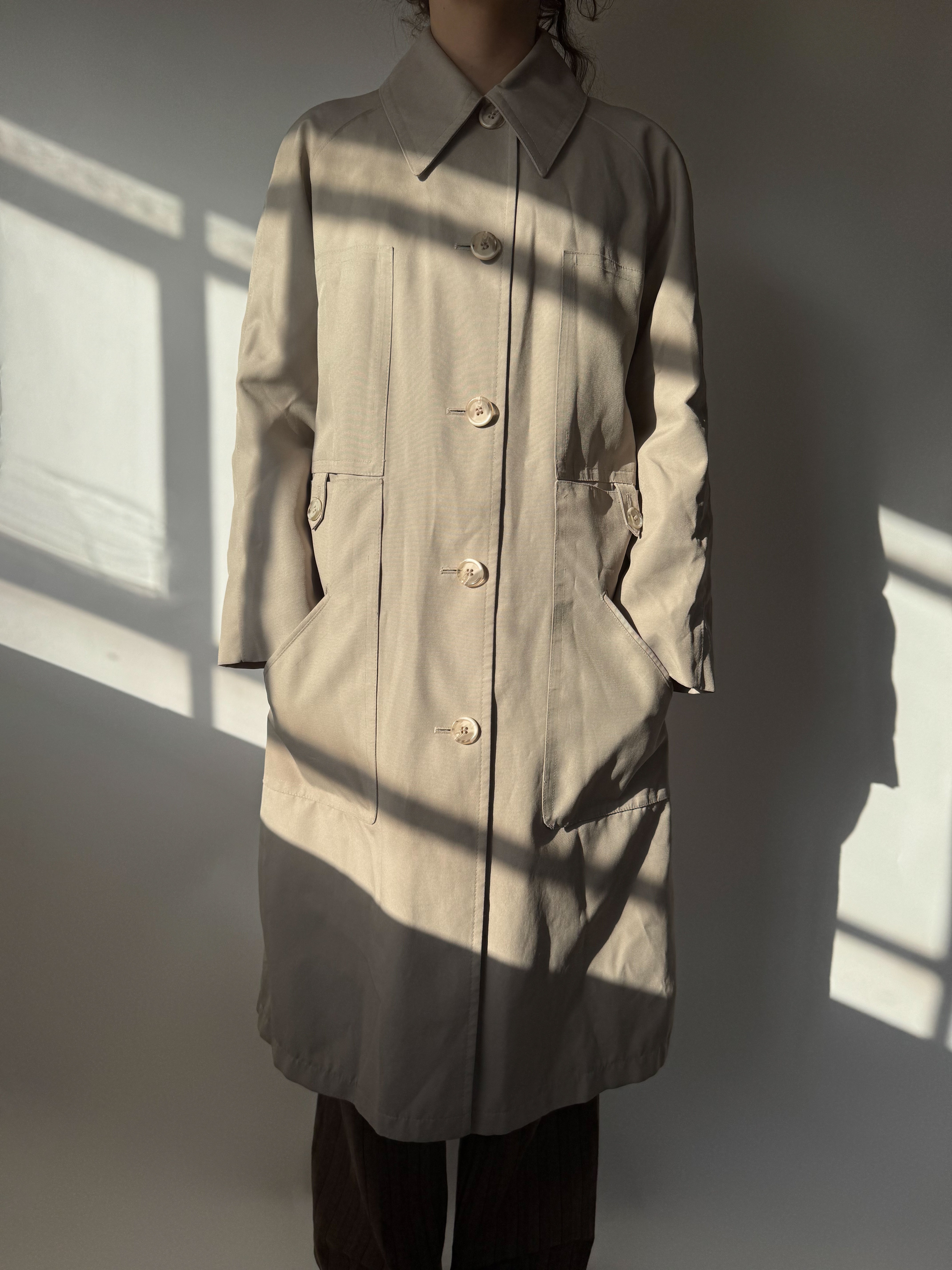 מעיל טרנץ׳ בז׳ (XS)