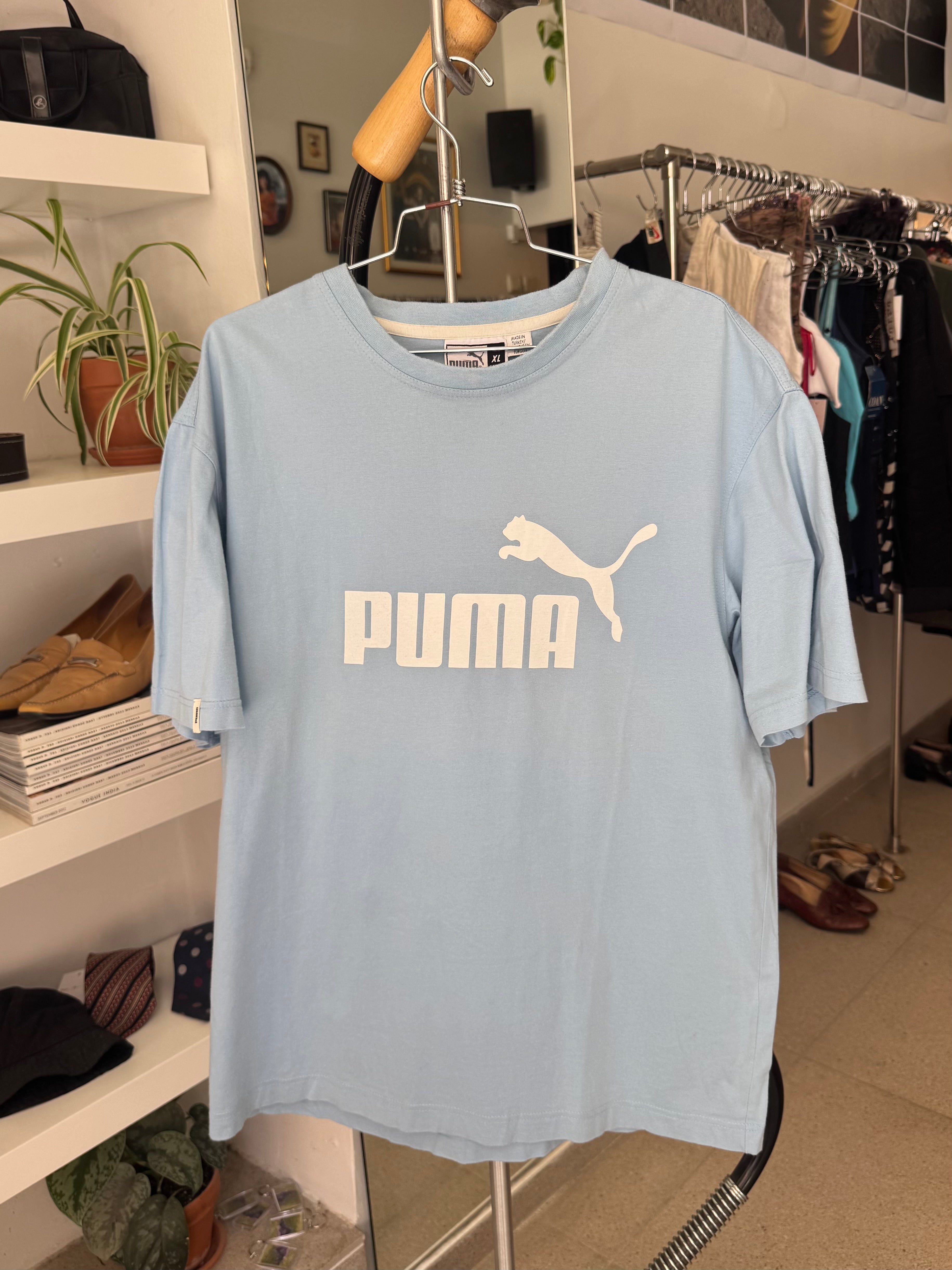 טי שרט תכלת Puma (XL)